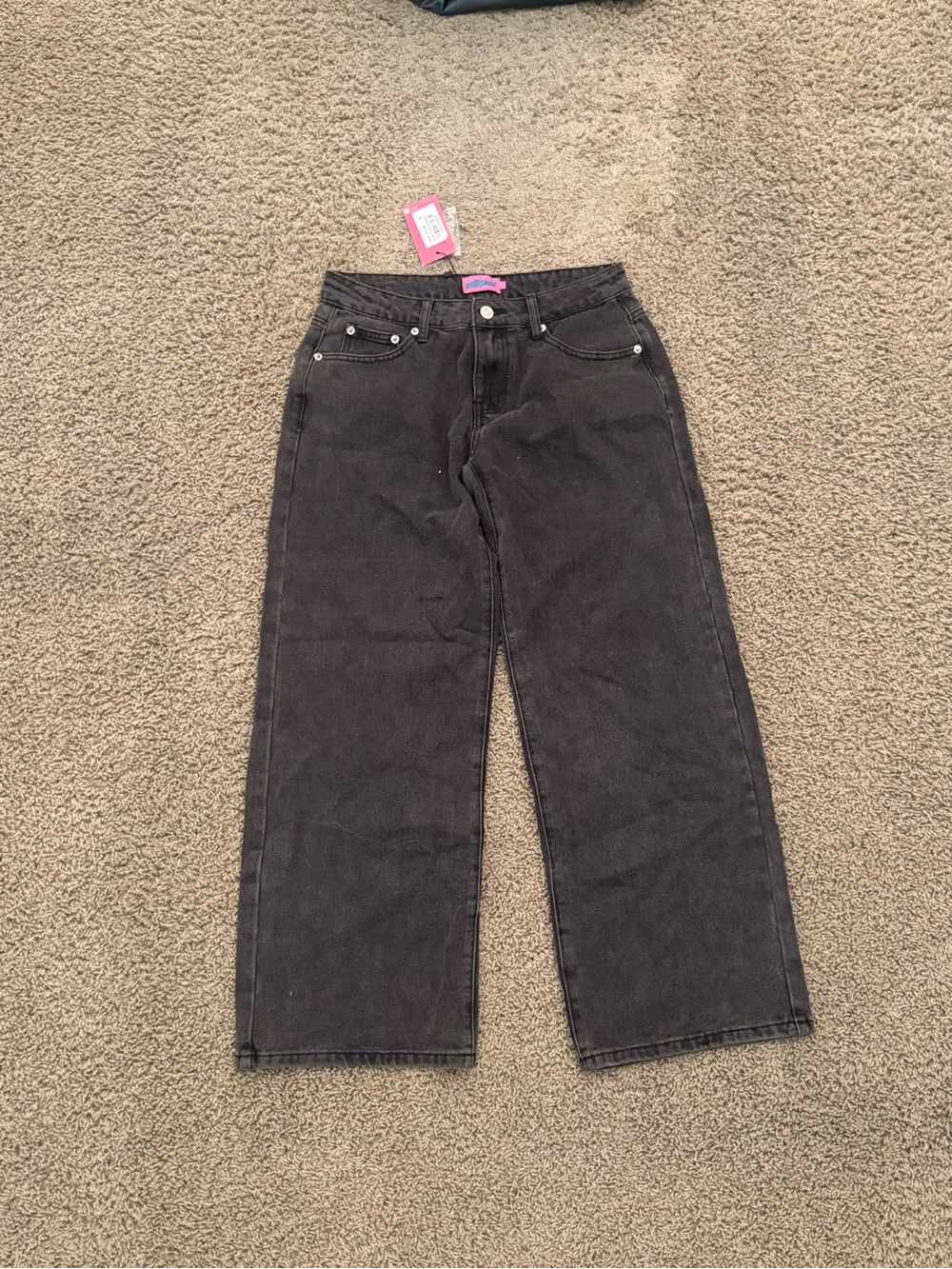 Edikted Black baggy Jeans